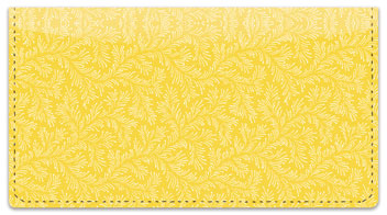 Yellow Leaves Checkbook Cover