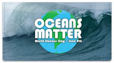 World Oceans Day Checkbook Cover