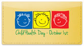 Child Health Day Checkbook Cover