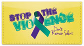 Domestic Violence Awareness Checkbook Cover