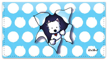 Westie Series Checkbook Cover