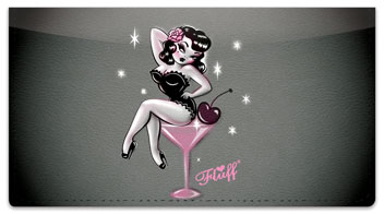 Martini Girl Checkbook Cover