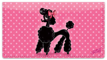 Pixie Poodle Checkbook Covers