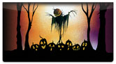 Scary Scarecrow Checkbook Cover