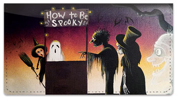 Halloween Art Checkbook Cover
