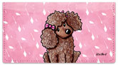 Poodle Series Checkbook Cover