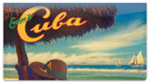 Cuba Art Checkbook Cover