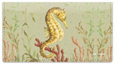 McRostie Seahorse Checkbook Cover