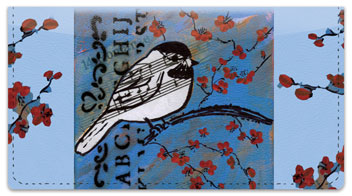 Bird Song Checkbook Cover