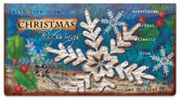 Folk Christmas Checkbook Cover
