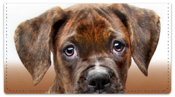 Boxer Pup Checkbook Covers