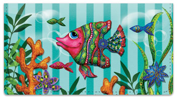 Embry Fish Checkbook Covers