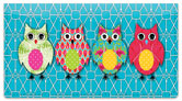 Puma Colorful Owls Checkbook Cover