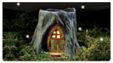 Fairy Home Checkbook Covers