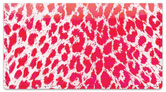 Neon Leopard Checkbook Cover