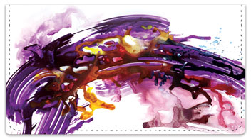Abstract Checkbook Cover