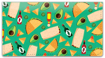 Fiesta Food Checkbook Cover
