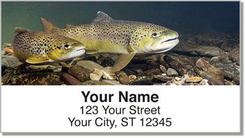 Trout Stream Address Labels