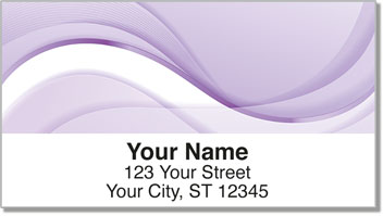 Purple Wave Address Labels