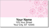 Pink Burst Address Labels