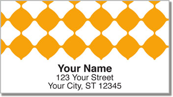 Orange Bead Address Labels