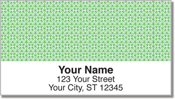 Green Box Scroll Address Labels