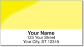 Yellow Curve Address Labels