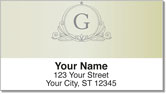 G Monogram Address Labels