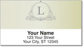 L Monogram Address Labels