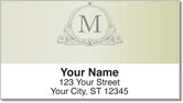 M Monogram Address Labels