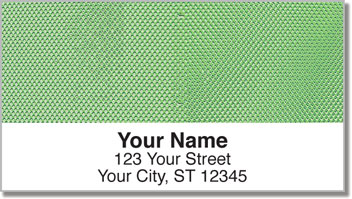 Green Mesh Address Labels