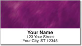 Purple Light Wave Address Labels
