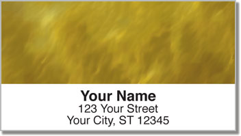 Golden Light Wave Address Labels