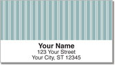Blue Pinstripe Address Labels