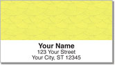 Yellow Stipple Address Labels