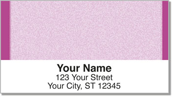Purple Sponge Pattern Address Labels