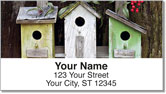 Rustic Birdhouse Address Labels