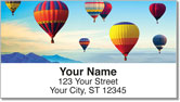 Hot Air Balloon Address Labels