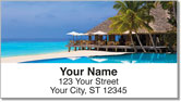 Beach Hut Resort Address Labels