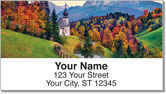 Fall in the Country Address Labels