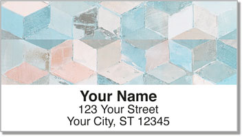 Painted Tile Address Labels