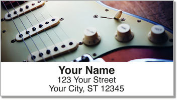 Guitar Address Labels