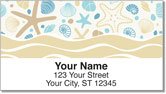 Seashell Swirl Address Labels