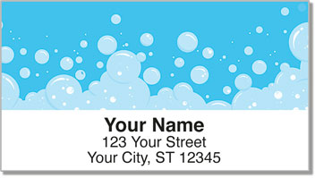 Bath Bubbles Address Labels