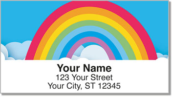 Rainbow Address Labels
