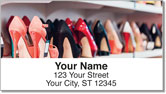 Shoe Shopping Address Labels