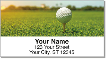 Gone Golfing Address Labels