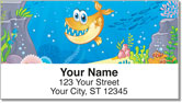 Silly Sea Life Address Labels