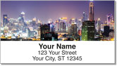 Cityscape Address Labels