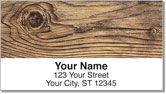 Knots in Wood Address Labels